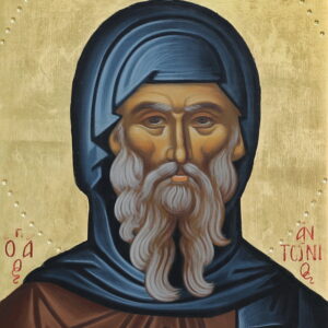 Άγιος Αντώνιος - λεπτομέρεια -κεφαλή